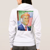 Donald Trump Van Gogh Hoodie (Rückseite)