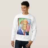 Donald Trump Van Gogh Sweatshirt (Vorne ganz)