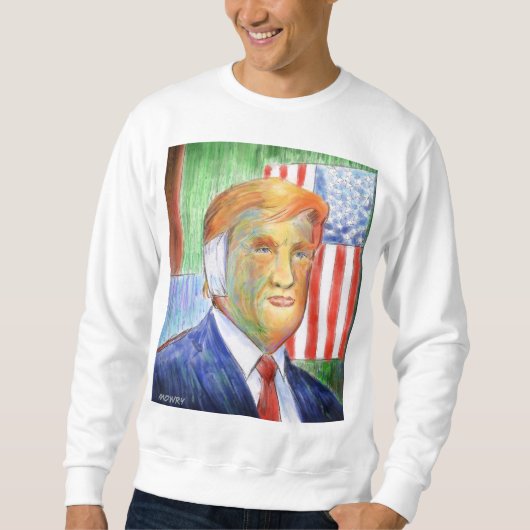 Donald Trump Van Gogh Sweatshirt (Vorderseite)