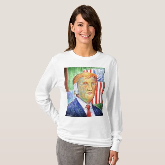 Donald Trump Van Gogh Women's T - Shirt (Vorne ganz)