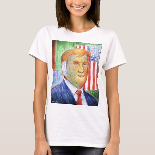 Donald Trump Van Gogh Women's T - Shirt (Vorderseite)