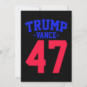 Donald Trump Vance 2024 Einladung (Vorderseite)