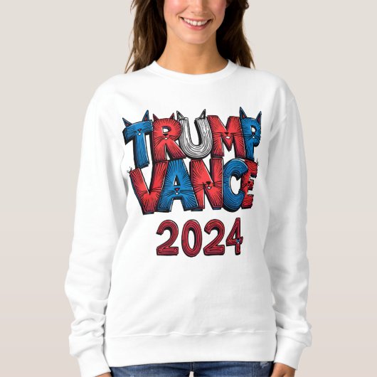 Donald Trump Vance 2024 Sweatshirt (Vorderseite)