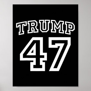 Donald Trump Vance 2024 Wahl 47. Präsident Poster