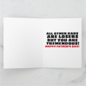 DONALD TRUMP VATER'S DAY CARDS "LOSERS!" KARTE (Innenseite)