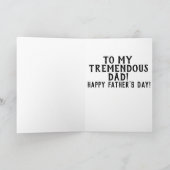 DONALD TRUMP VATER'S DAY TREMENDOUS VATER CARD KARTE (Innenseite)