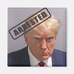 Donald Trump "verhaftet" Mugshot Magnet