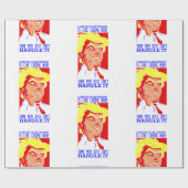 Donald Trump verlor die Wahl Geschenkpapier (Flach)