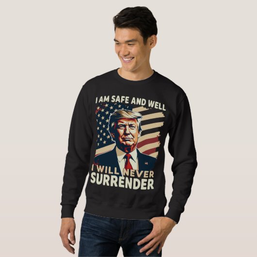 Donald Trump Versagte zu versuchen - ich bin siche Sweatshirt (Vorne ganz)