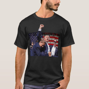 Donald Trump versucht mit amerikanischer F zu ermo T-Shirt