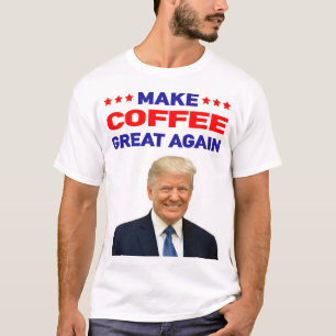 Donald Trump Vintag Kaffee wieder großartig machen T-Shirt