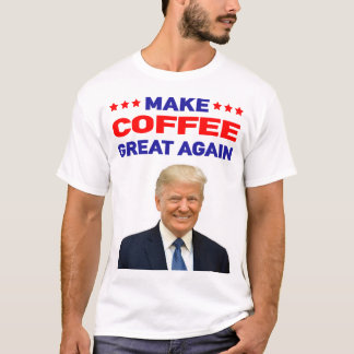 Donald Trump Vintag Kaffee wieder großartig machen T-Shirt
