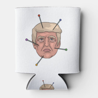 Donald Trump Voodoo Doll Button Illustration Dosenkühler