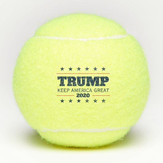 Donald Trump-Wahl 2020 Behalte Amerika Groß Tennisbälle (Vorderseite)