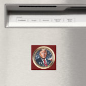 Donald Trump Wahlkampagne 2024 Magnet (In Situ (Geschirrspüler))