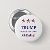 Donald Trump Wahlkampffähigkeit Button (Vorne & Hinten)