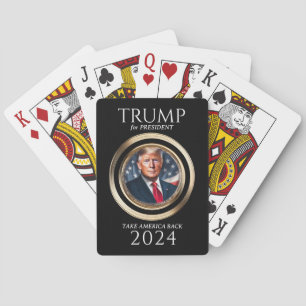 Donald Trump-Wahlkampfkollektiv 2024 Spielkarten