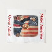 Donald Trump Wandteppich (Vorderseite (Horizontal))