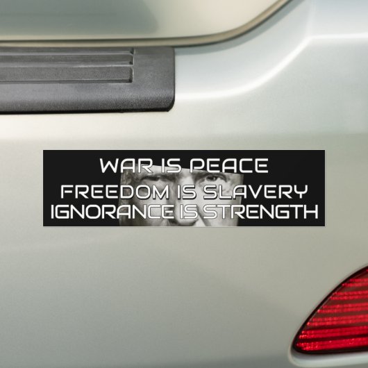 Donald Trump War is Peace Autoaufkleber (Auf Auto)
