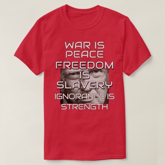 Donald Trump War is Peace T-Shirt (Design vorne)