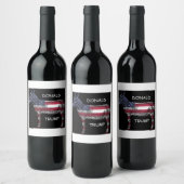 Donald Trump - Was für ein Donkey Weinetikett (Flaschen)