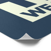 Donald Trump We Shall Overcomb Poster (Ecke)