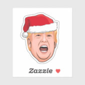 DONALD TRUMP Weihnachten Aufkleber (Blatt)