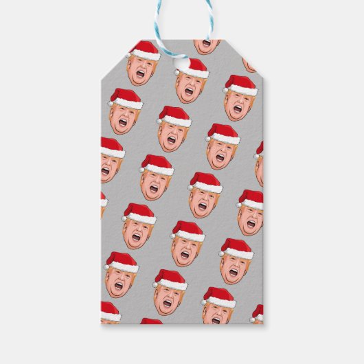 DONALD TRUMP Weihnachten Geschenkanhänger (Vorderseite)