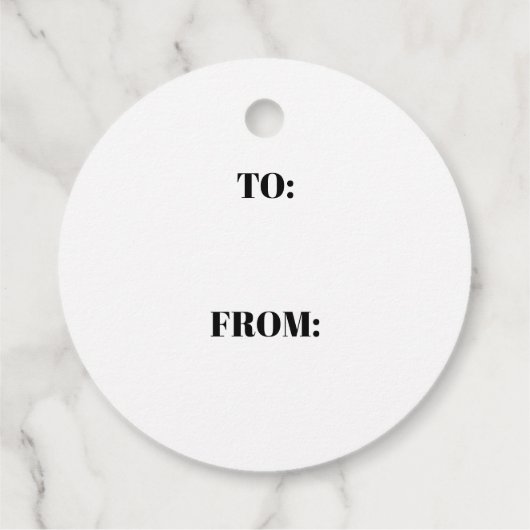 DONALD TRUMP Weihnachten Geschenkanhänger (Rückseite)