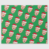 DONALD TRUMP Weihnachten Geschenkpapier (Flach)