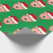 DONALD TRUMP Weihnachten Geschenkpapier (Ecke)