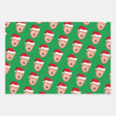 DONALD TRUMP Weihnachten Geschenkpapier Set (Vorderseite 2)