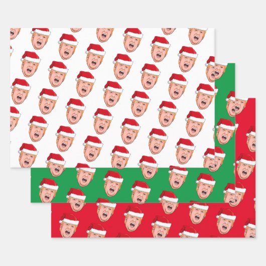 DONALD TRUMP Weihnachten Geschenkpapier Set (Set)