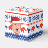 DONALD TRUMP Weihnachten Geschenkschachtel (Rückseite)