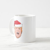 DONALD TRUMP Weihnachten Kaffeetasse (Vorderseite Links)