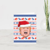 DONALD TRUMP Weihnachten Karte (Vorderseite)