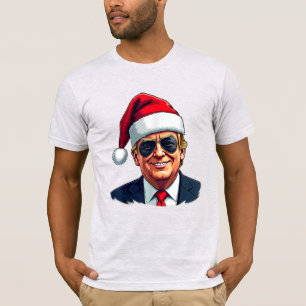 Donald Trump Weihnachten Lustiger MAGA Nikolaus Hu T-Shirt