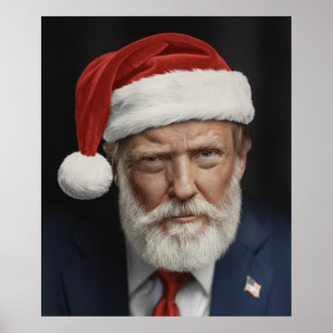 Donald Trump Weihnachten Poster