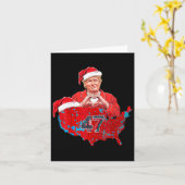 Donald Trump Weihnachten Red USA Coverage Trump Xm Karte (Gelbe Blume)