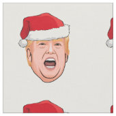 DONALD TRUMP Weihnachten Stoff (Nahaufnahme)