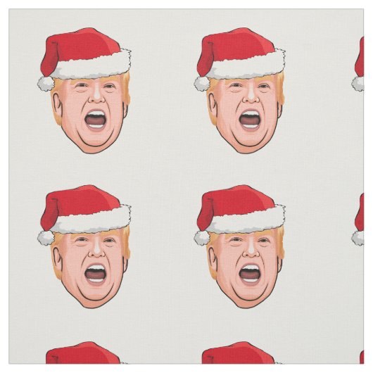 DONALD TRUMP Weihnachten Stoff (Muster)