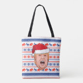 DONALD TRUMP Weihnachten Tasche (Rückseite)