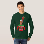 Donald Trump Weihnachten Ugly Christmas Sweater T-Shirt (Vorne ganz)