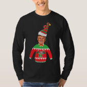 Donald Trump Weihnachten Ugly Christmas Sweater T-Shirt (Vorderseite)