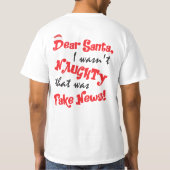 Donald Trump Weihnachten Ugly Christmas Sweater T-Shirt (Rückseite)