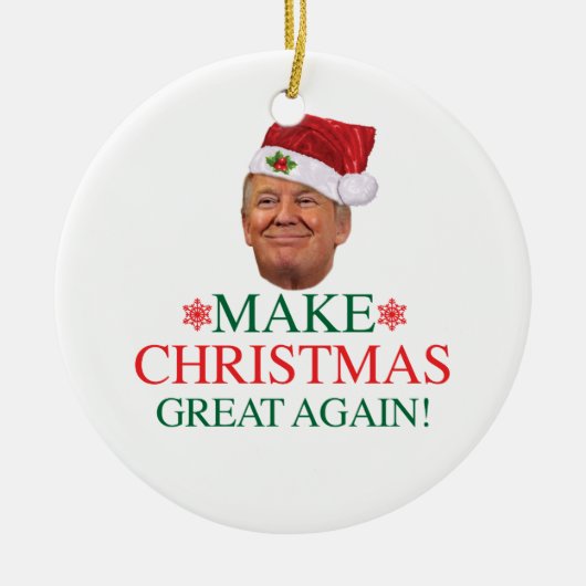 Donald Trump - Weihnachten zum großen Ornament mac (Vorne)