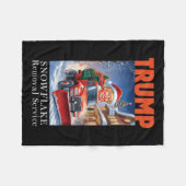 Donald Trump weihnachtliche Entfernung von Schneef Fleecedecke (Vorderseite (Horizontal))
