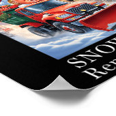 Donald Trump weihnachtliche Entfernung von Schneef Poster (Ecke)