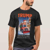 Donald Trump weihnachtliche Entfernung von Schneef T-Shirt (Vorderseite)