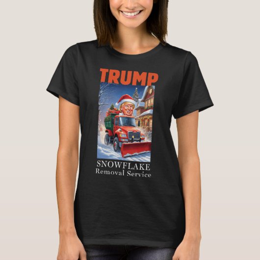 Donald Trump weihnachtliche Entfernung von Schneef T-Shirt (Vorderseite)